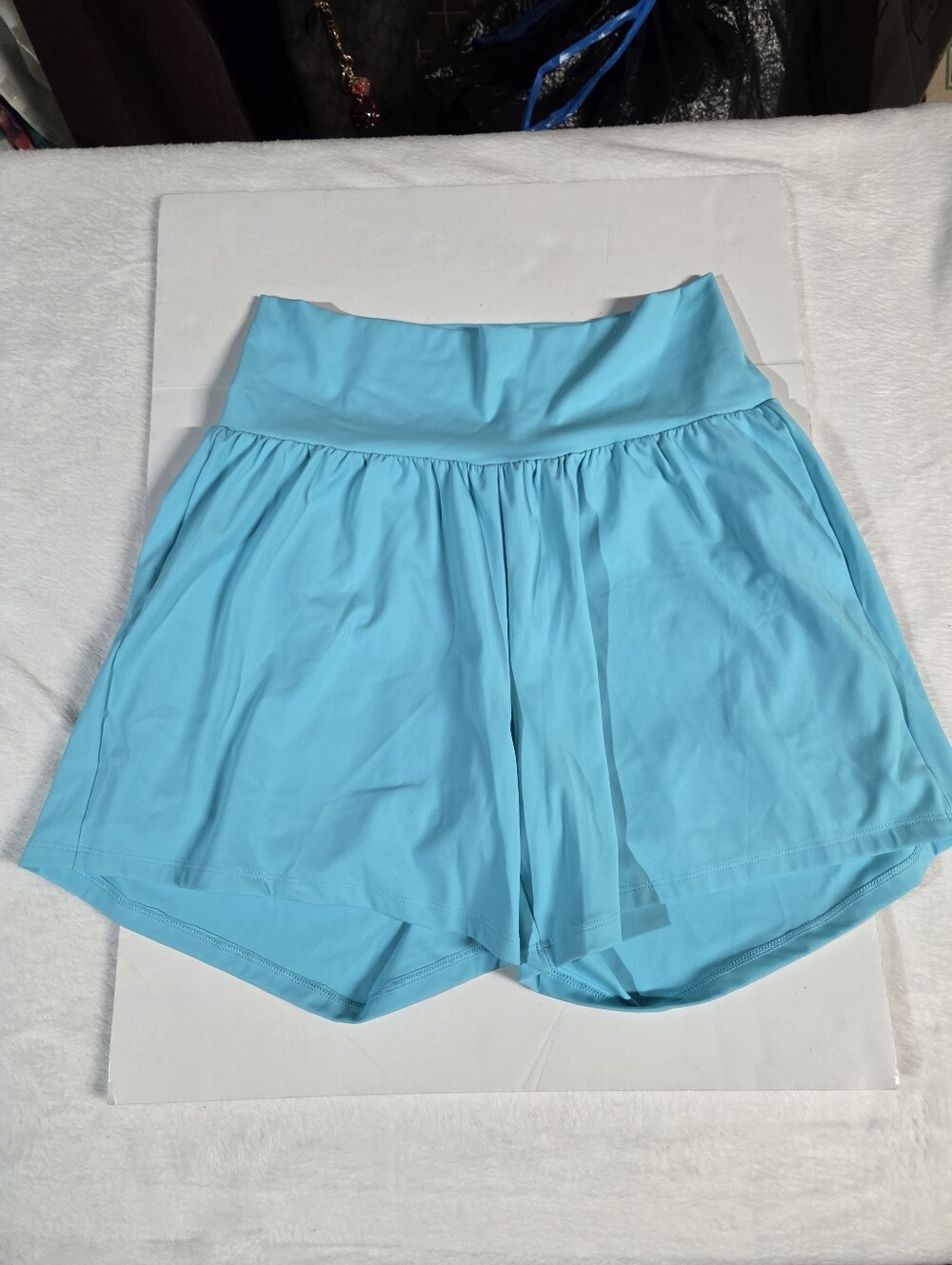 HALARA Light Aqua Athletic Skort Shorts